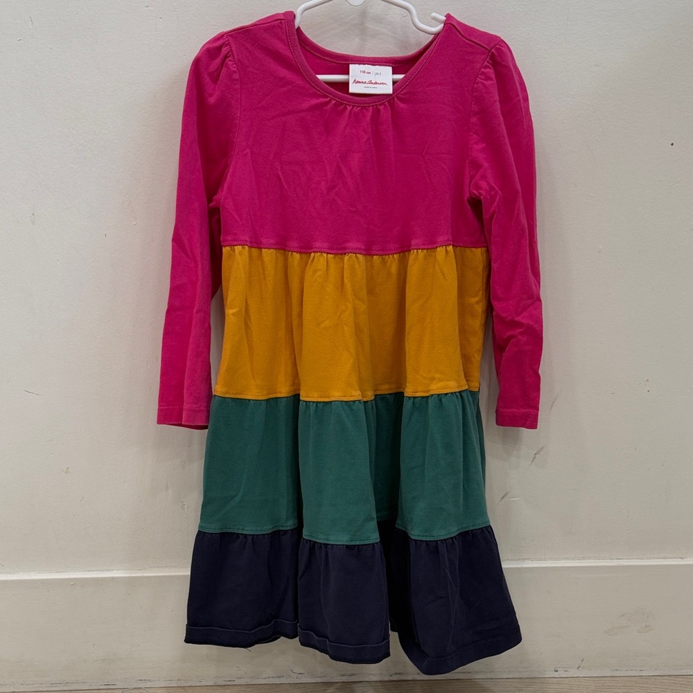 Hanna Andersson Multicolor Tiered Dress